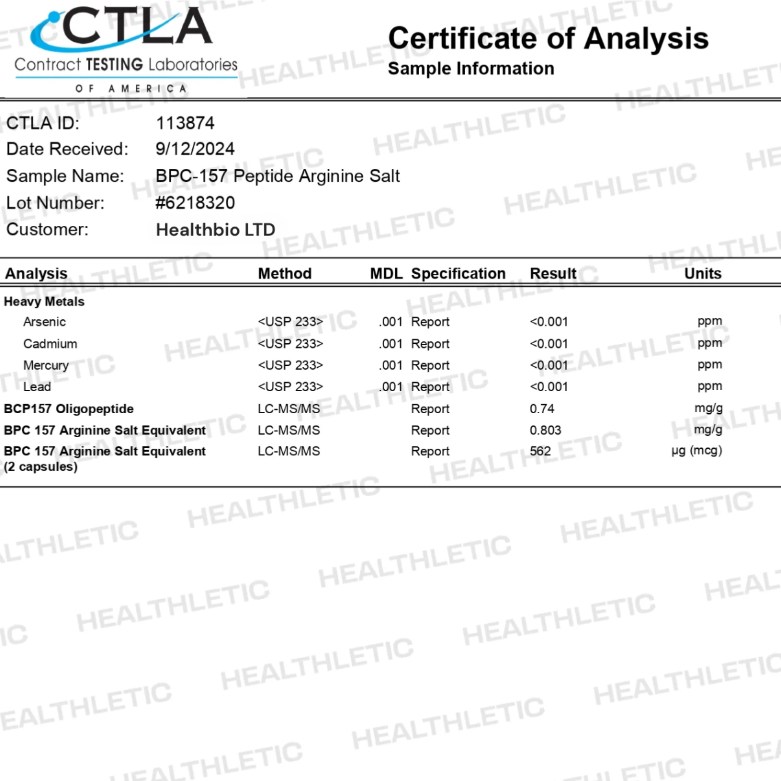 Body Protection Compound (BPC-157)