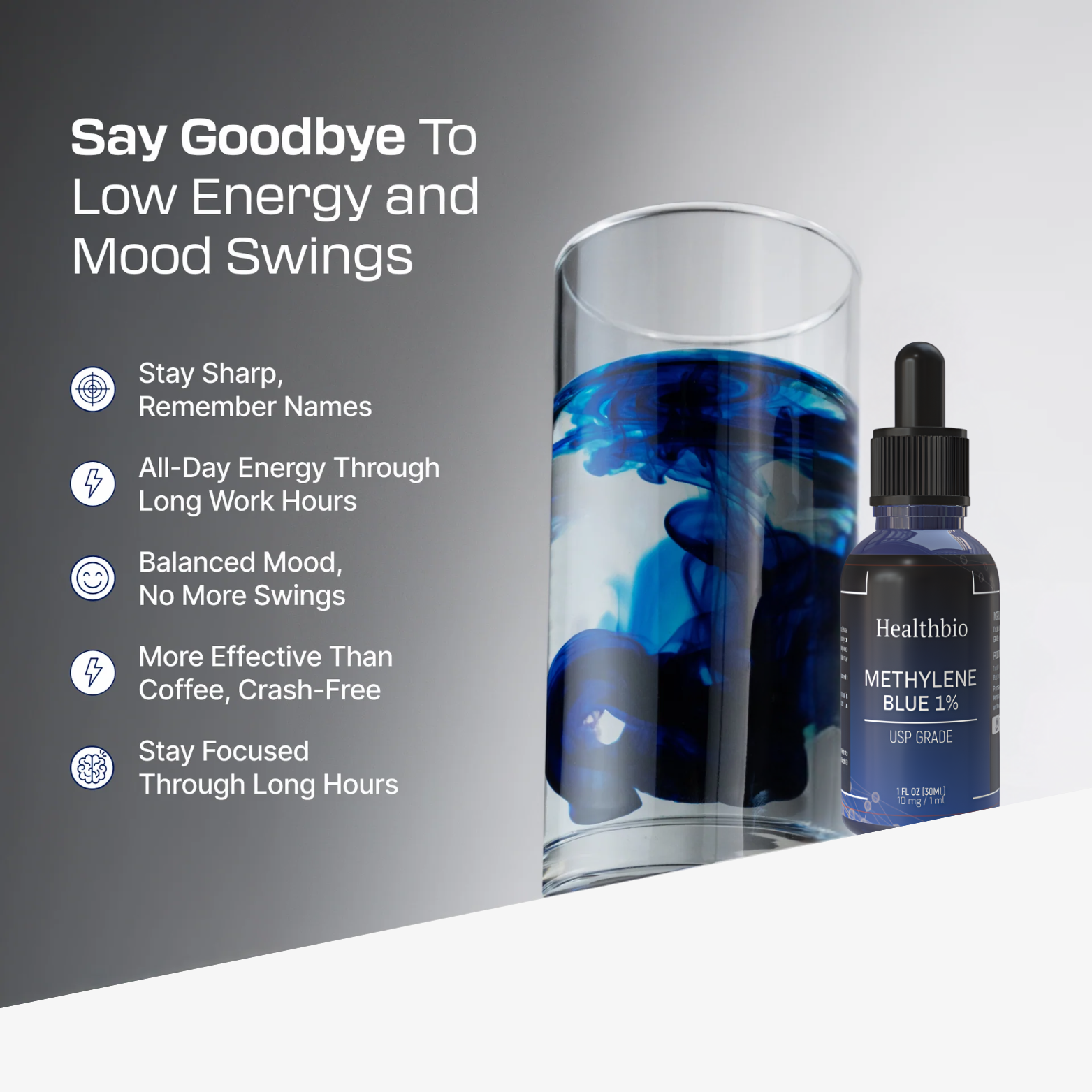 Ultimate Methylene Blue 1% 30mL (1.0 oz)